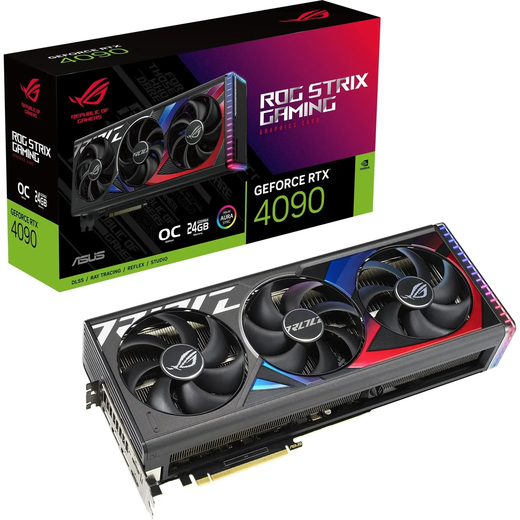 Rtx 4090 24Gb Graphics Card - Новые оригинальные аутентичные видеокарты для Rog_Strix_GeForce_RTX-4090