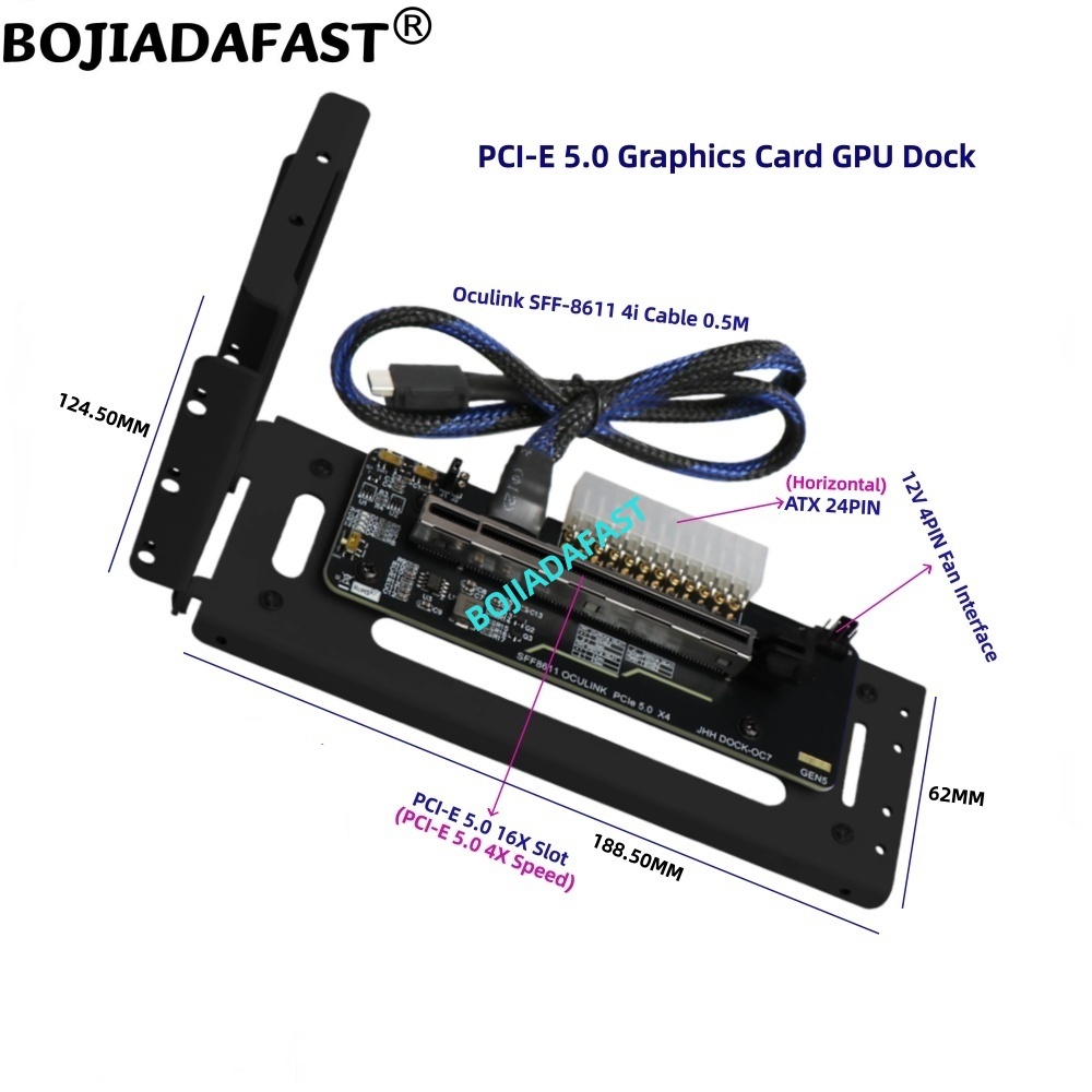 Адаптерная карта PCI-E 5.0 16X – обзор и цена Oculink Egpu Dock Graphics Card